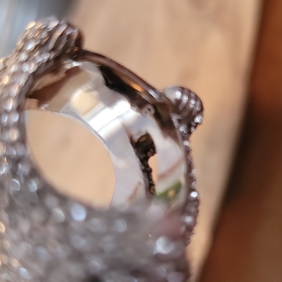 Kate Spade Rhinestone Pave Rabbit Cocktail Ring - Picture 8 of 8